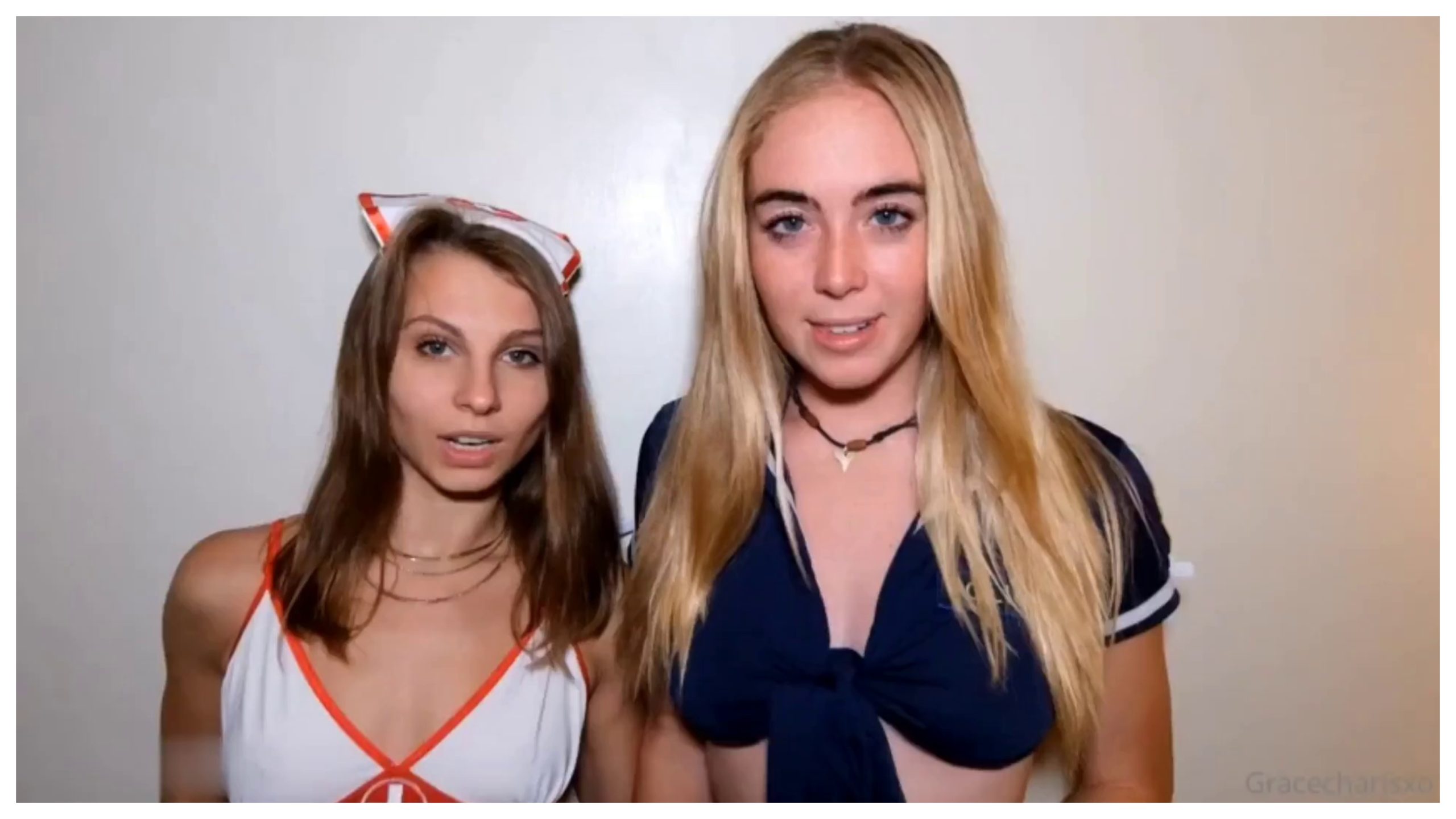 Grace Charis and Kjanecaron Lesbian Kissing Video Leaked.