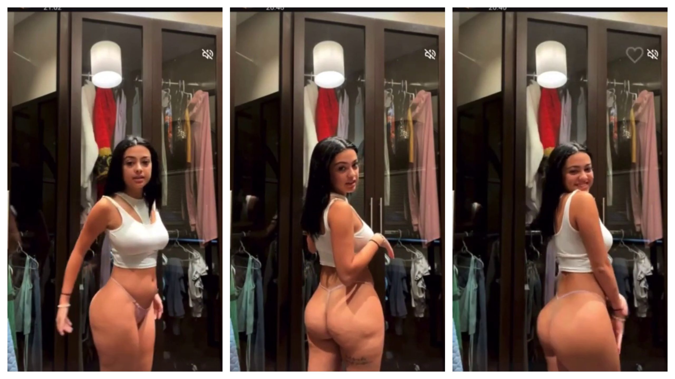 Malu Trevejo Livestream Big Ass Tease Video