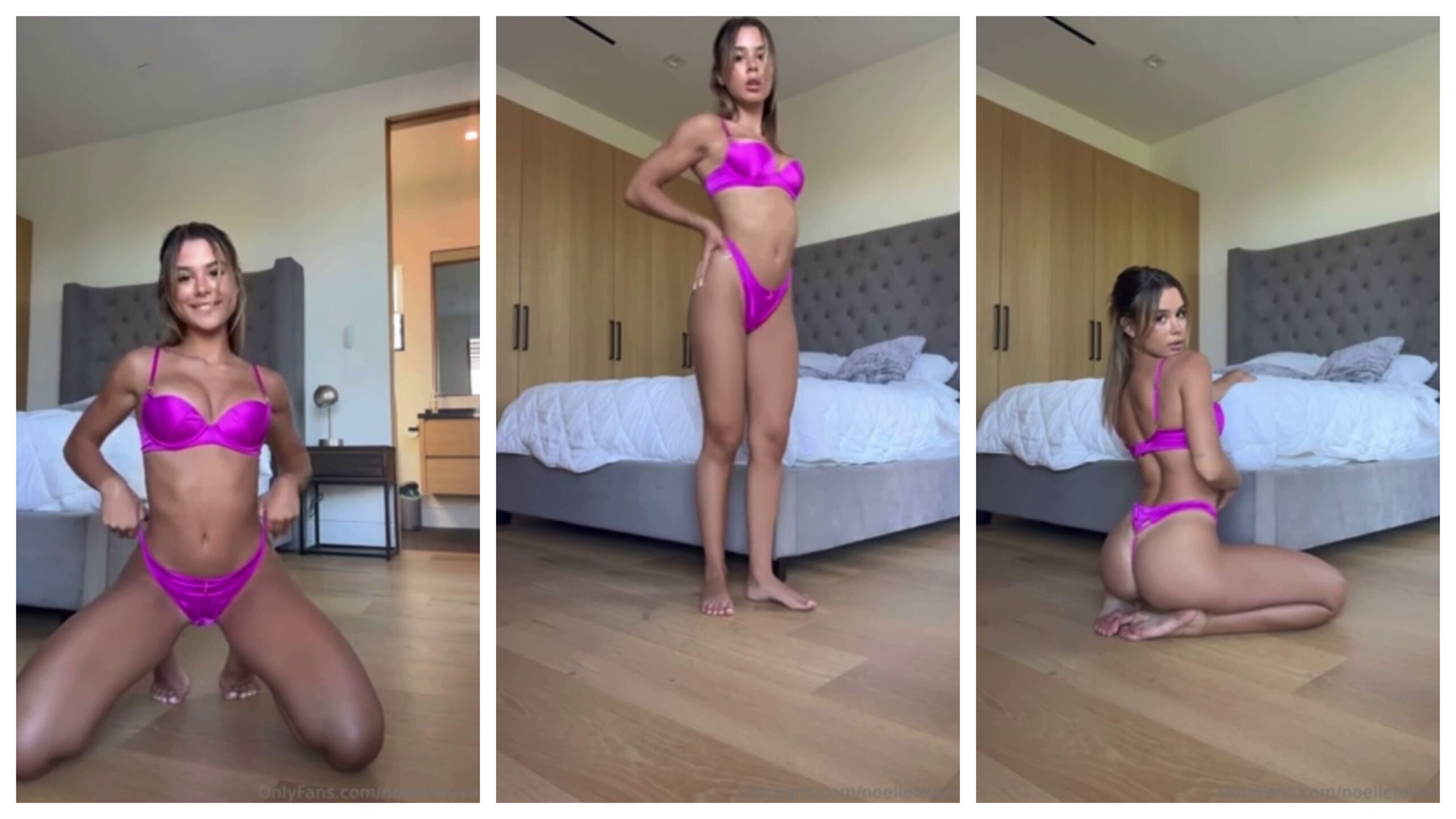 Noelle Leyva Leaked Purple Lingerie Tease Video