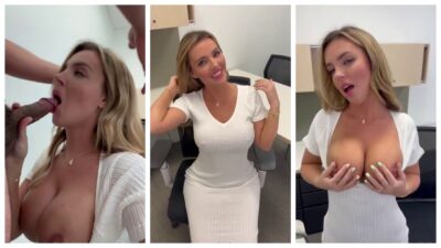 MarieWithDDs Office Blowjob Swallow Video Leaked