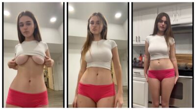 Megnutt02 Nude Striptease in The Kitchen PPV Video Leaked